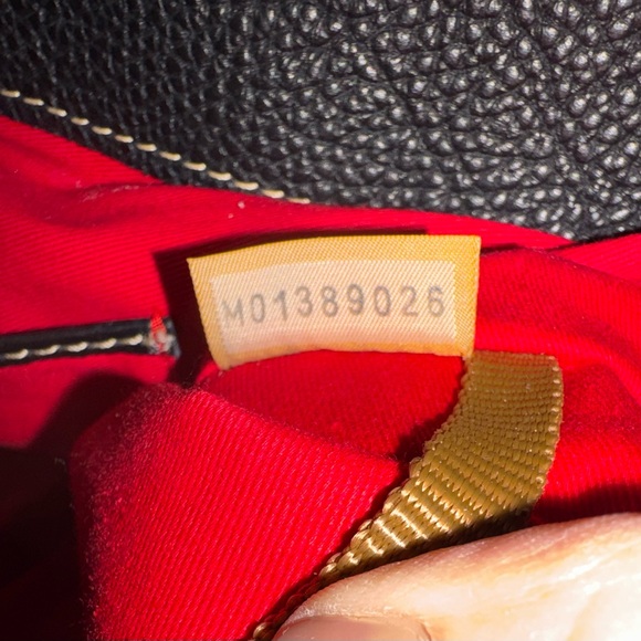 Dooney & Bourke Black Leather Tammy Tote: R1312BB - Picture 11 of 13